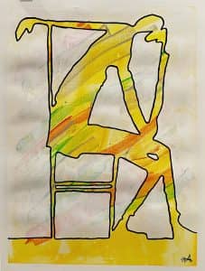 Arbeit 210 Der firedvolle Denker