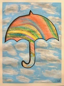 Arbeit 235 Der Schirm der den Regen vermisst