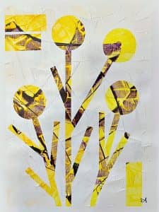 Arbeit 264 Weiss als vase canva