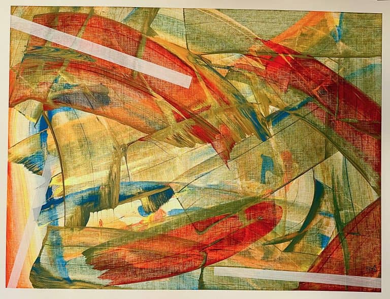 Arbeit 278 Ruhige Schneisen canva